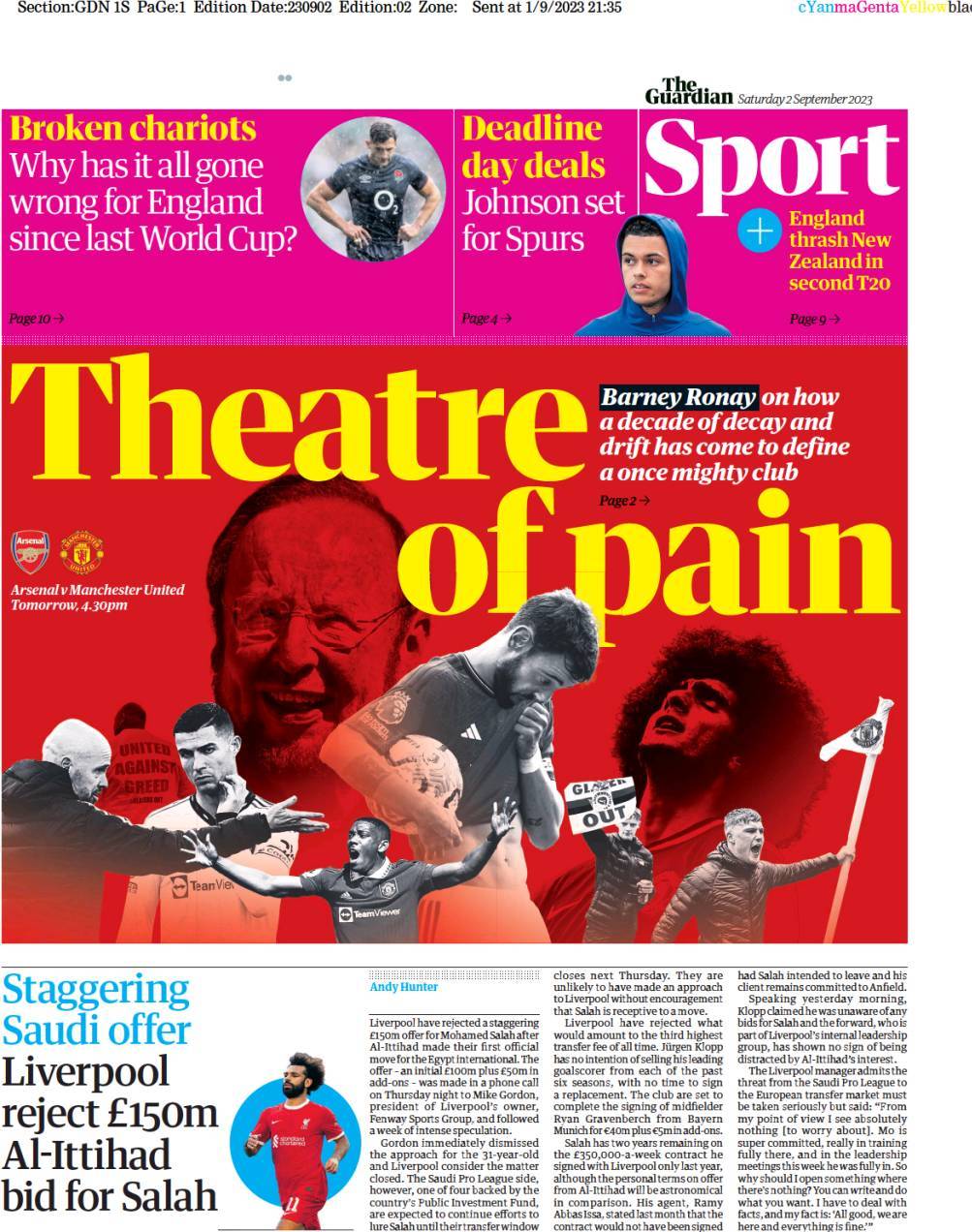 capa Jornal Guardian Sport