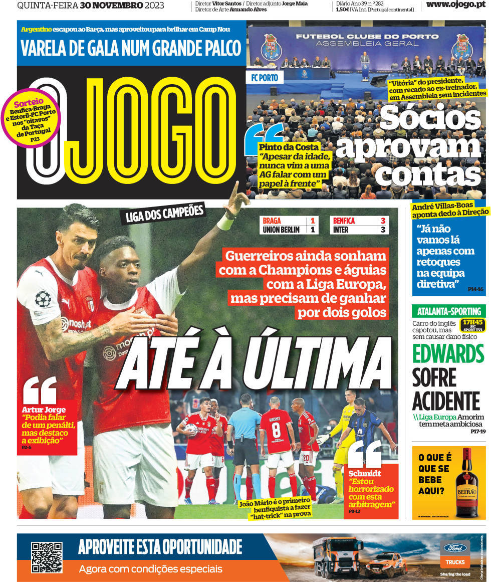 Banca de Jornais - O Jogo - 09-03-2023 - Futebol 365