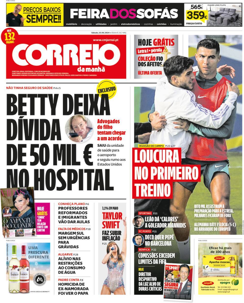 capa Correio da Manhã