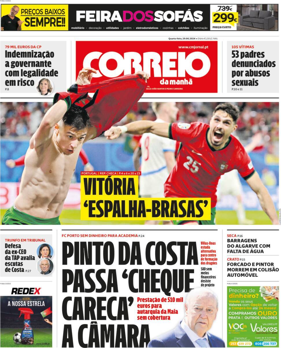 capa Correio da Manhã