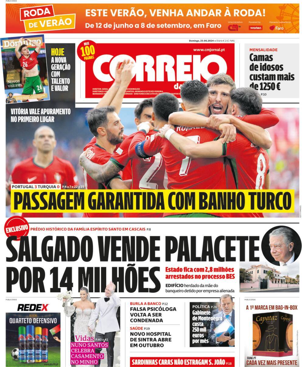 capa Correio da Manhã