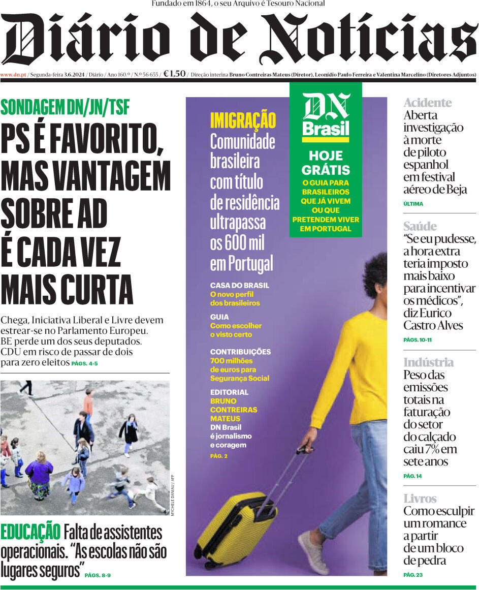 capa Diário de Notícias