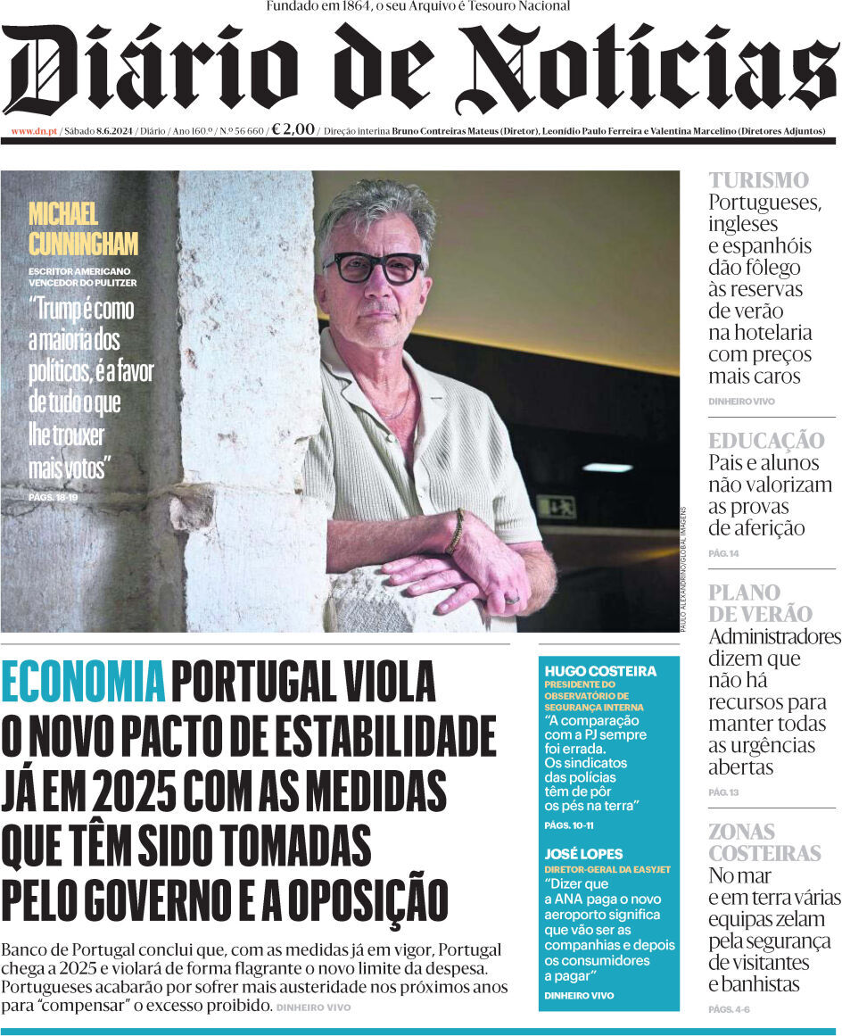 capa Diário de Notícias