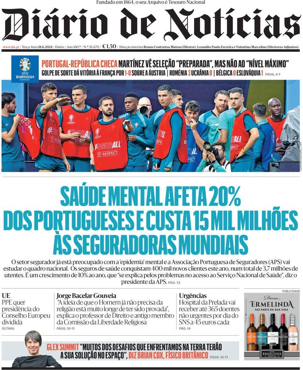 capa Diário de Notícias