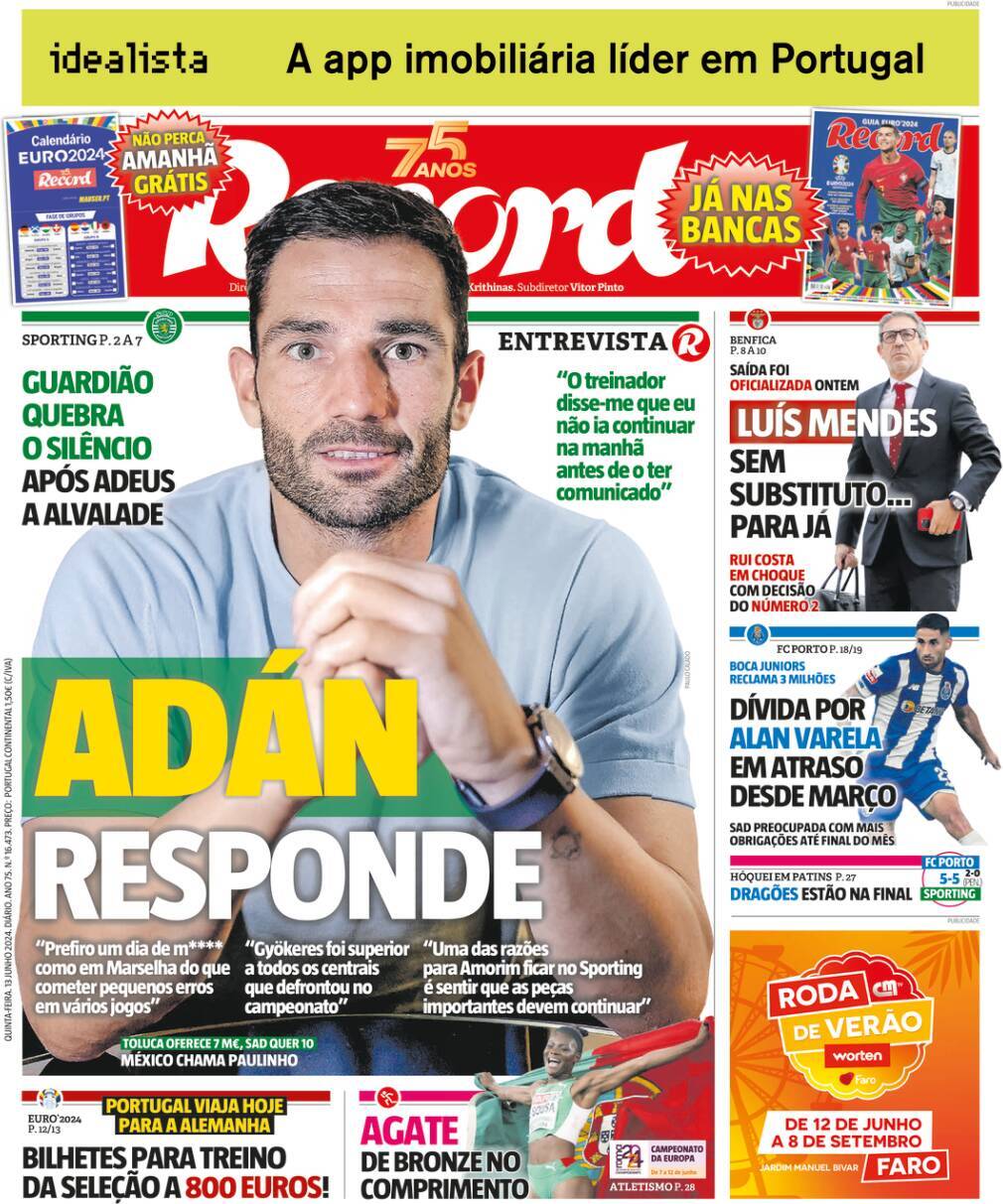 capa Jornal Record