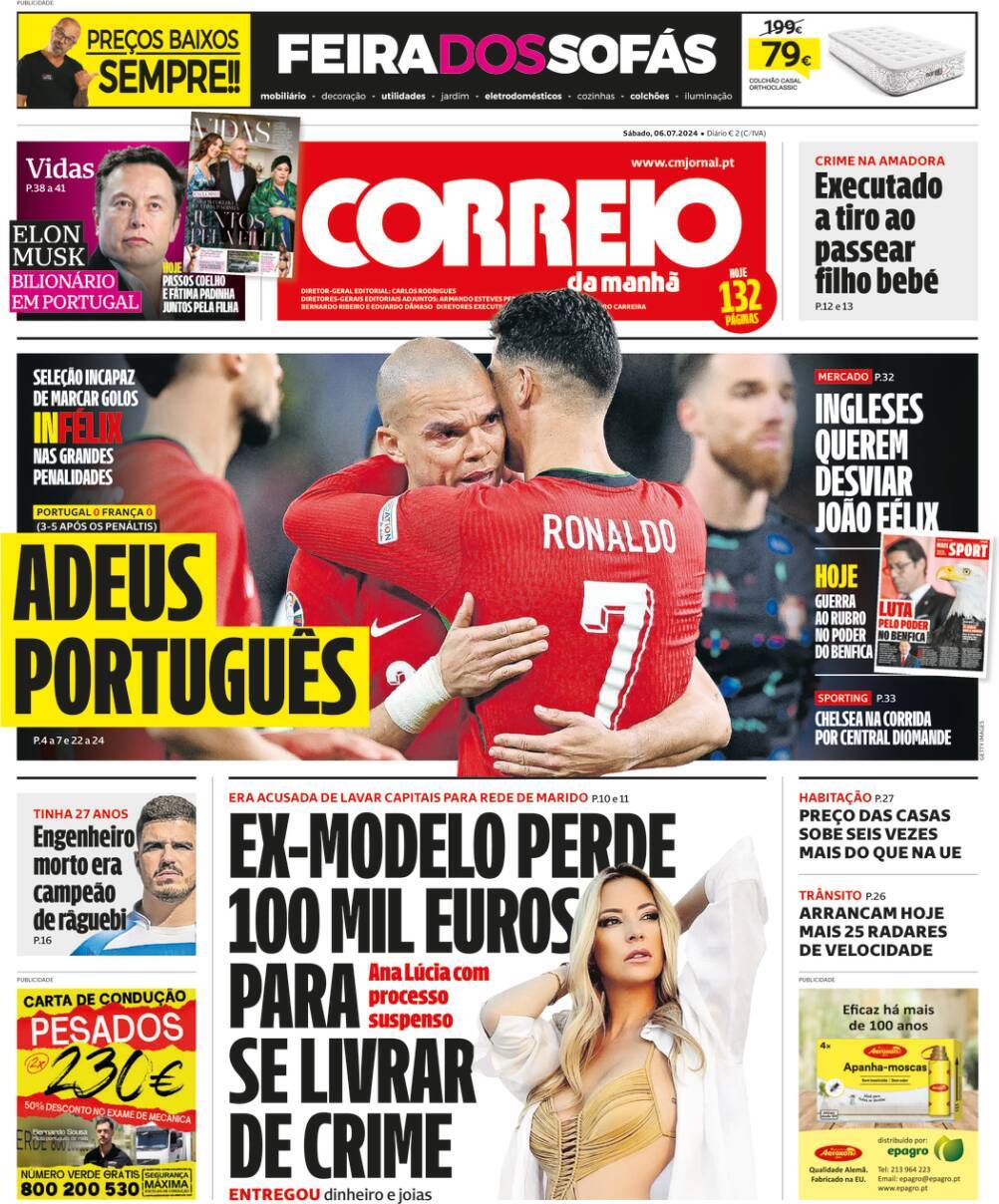 capa Correio da Manhã