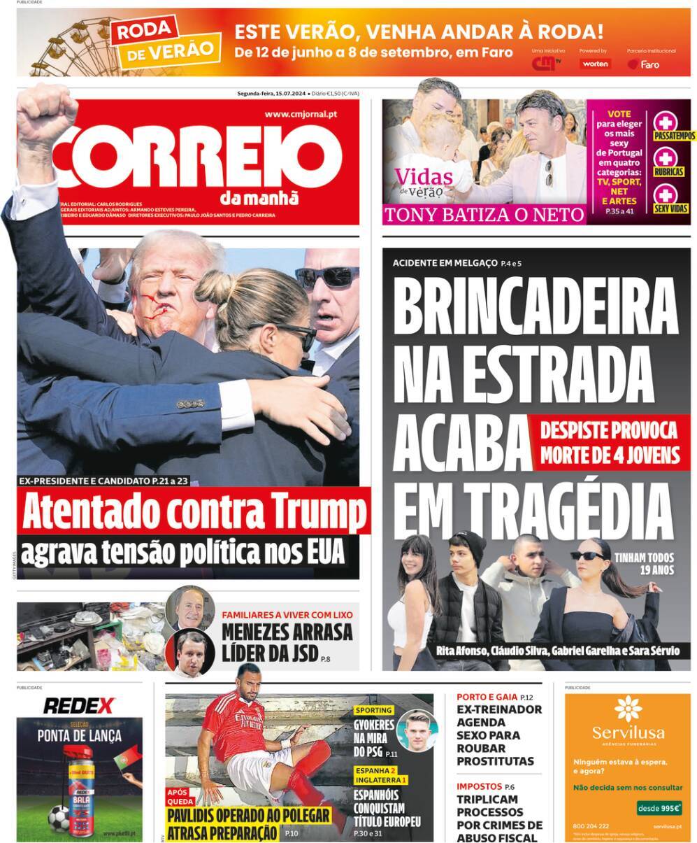 capa Correio da Manhã