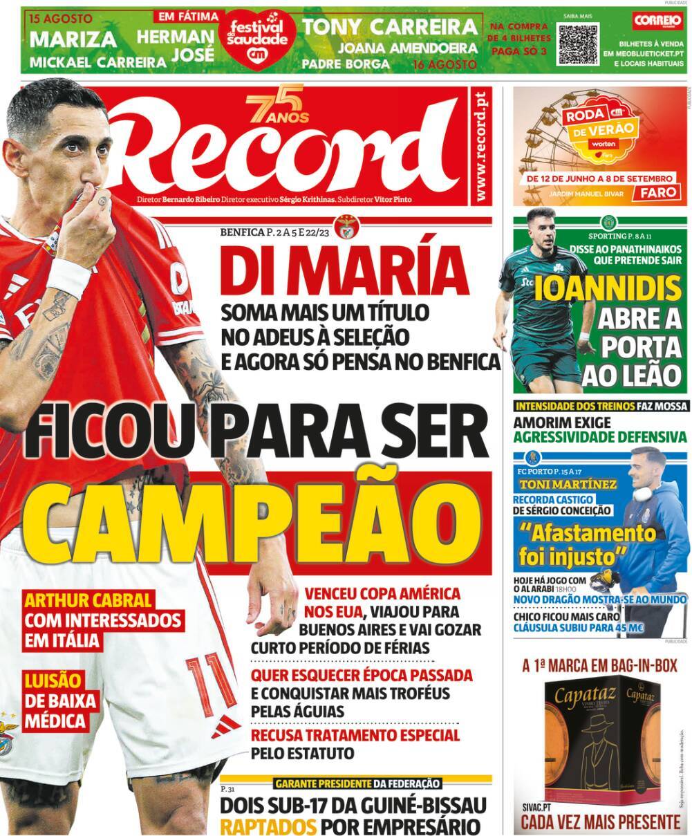 capa Jornal Record