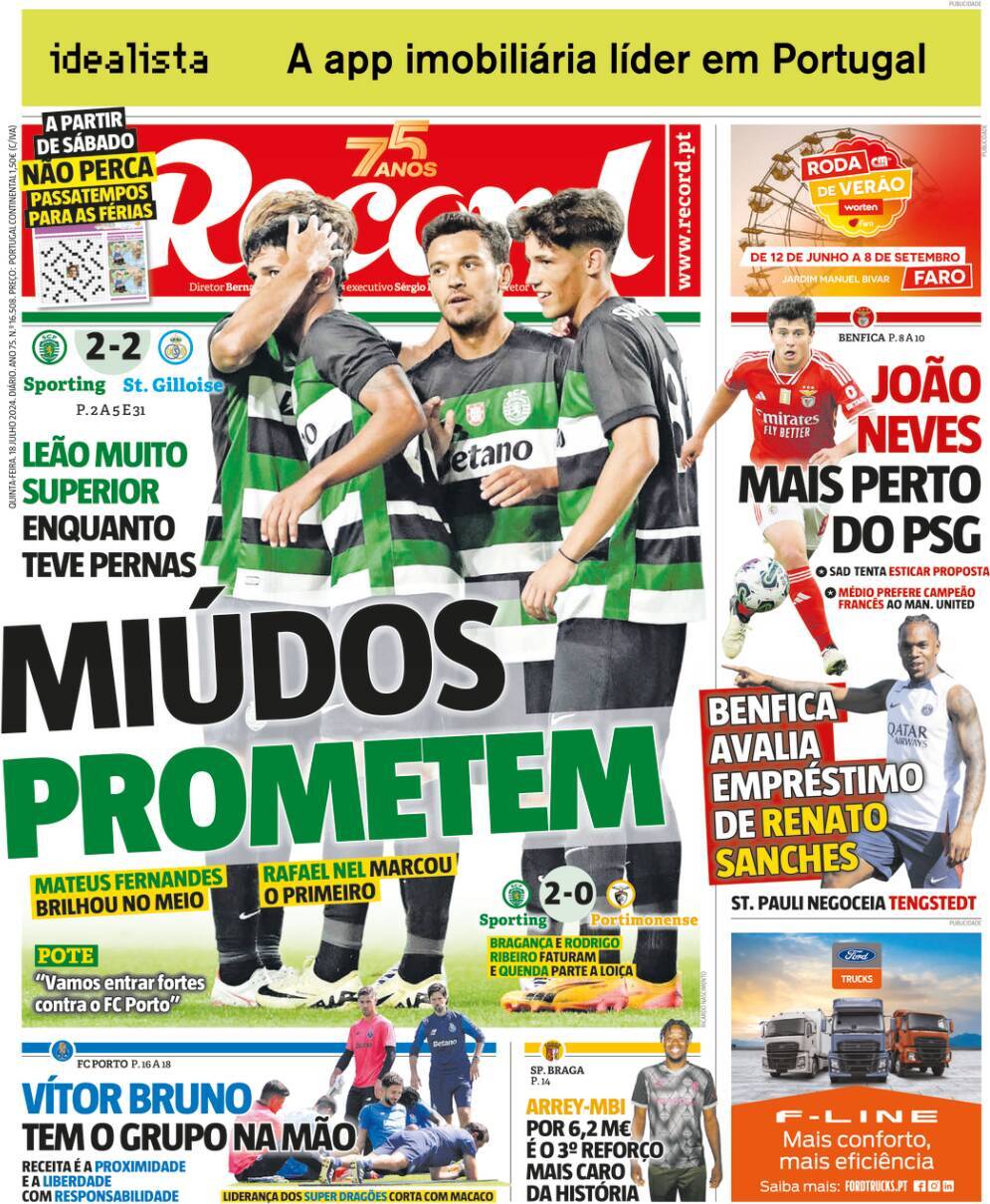 capa Jornal Record