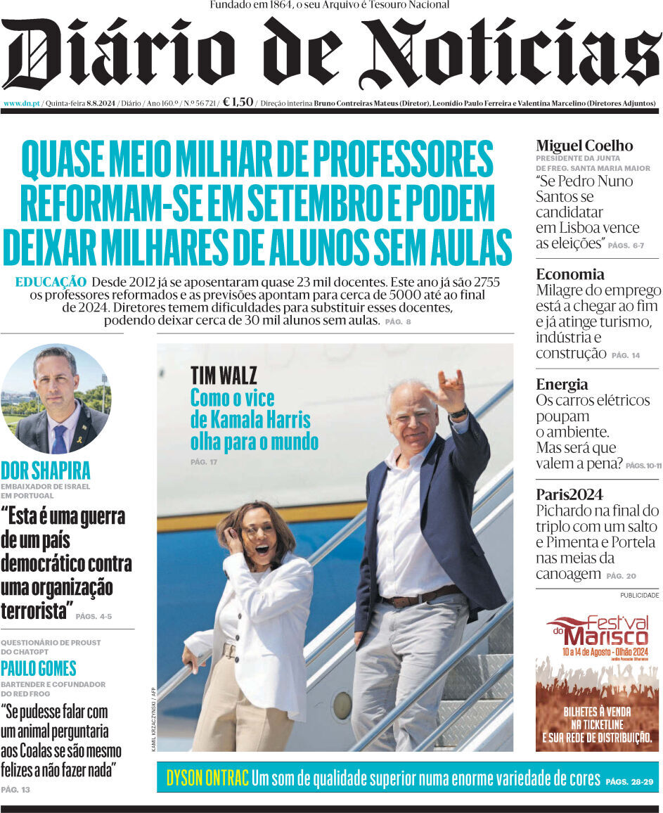 capa Diário de Notícias