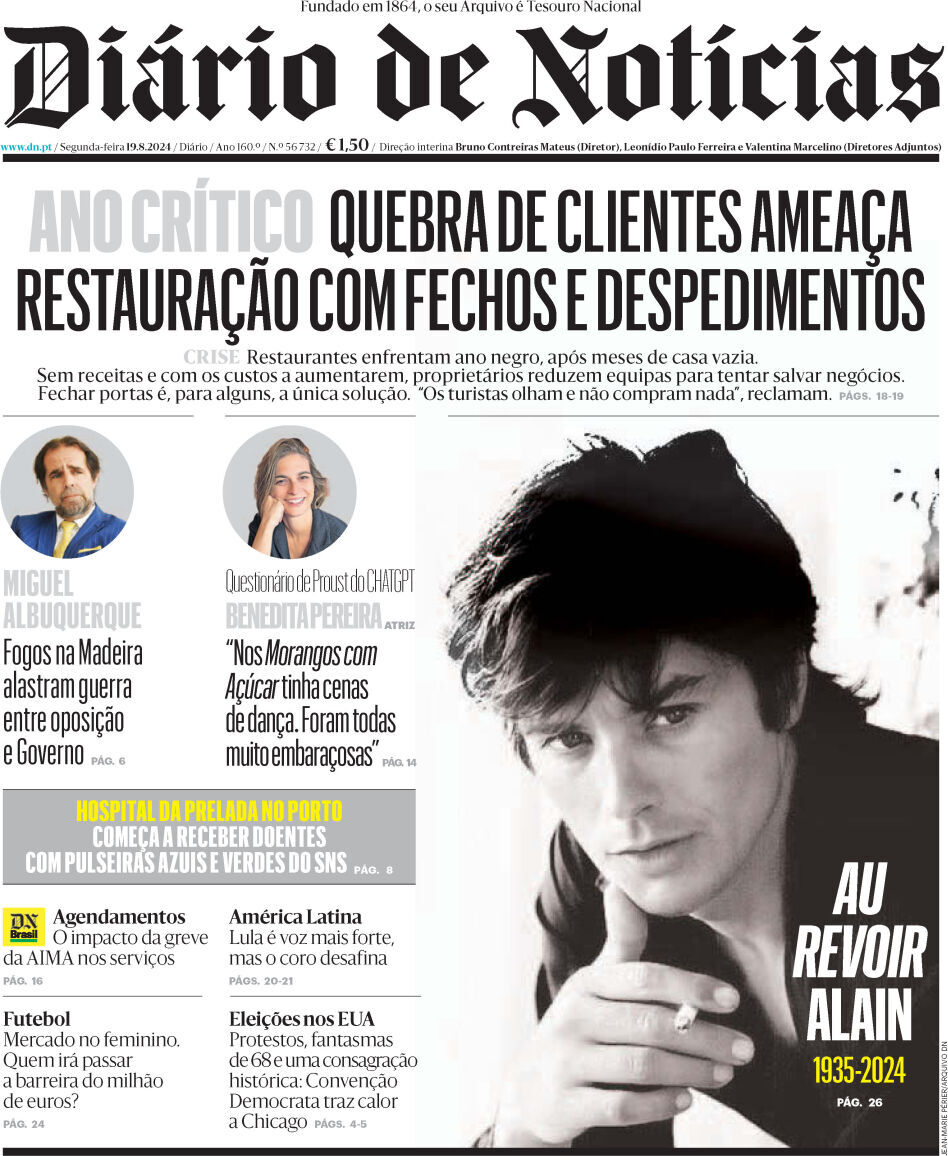 capa Diário de Notícias