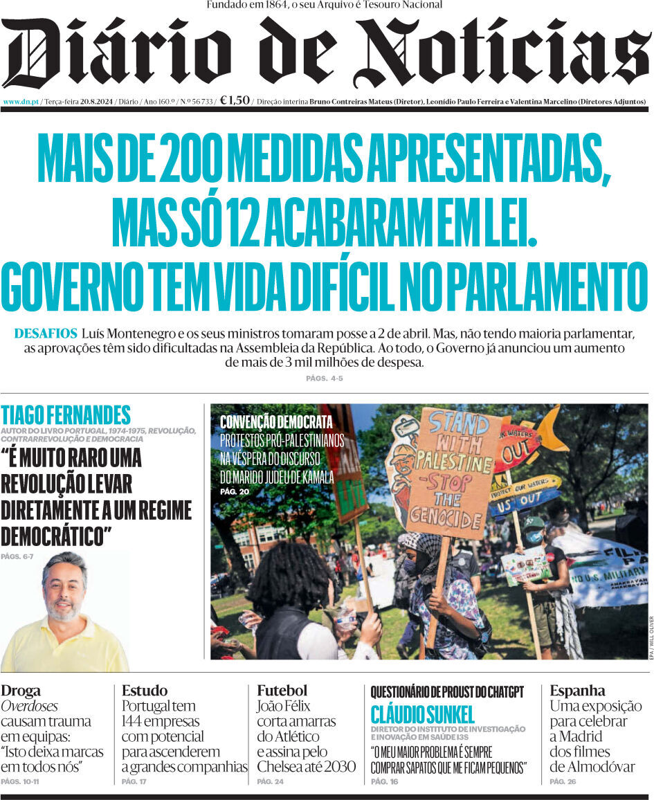 capa Diário de Notícias