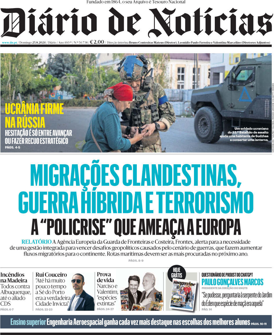 capa Diário de Notícias