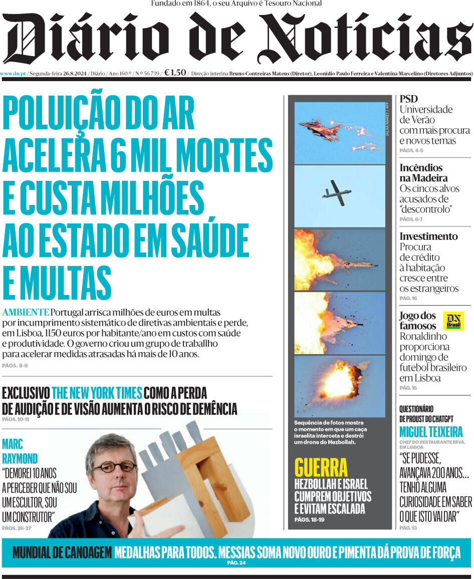 capa Diário de Notícias