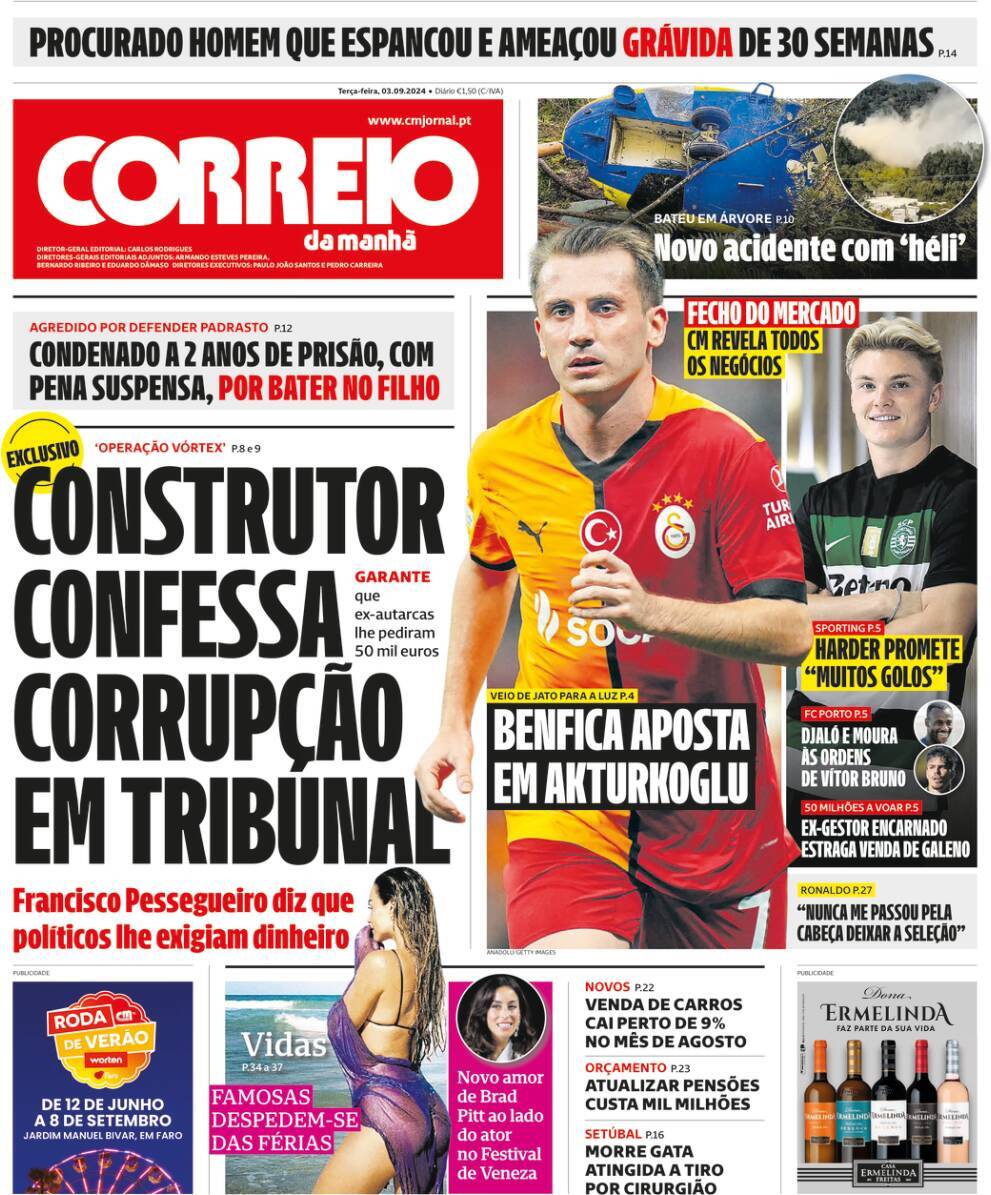 capa Correio da Manhã