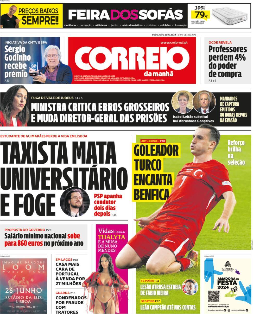 capa Correio da Manhã