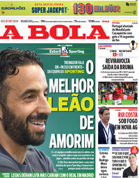 capa Jornal A Bola