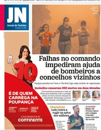 capa Jornal de Notícias