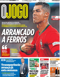 capa Jornal O Jogo