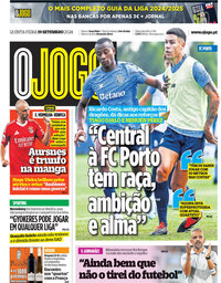 capa Jornal O Jogo