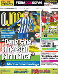 capa Jornal O Jogo