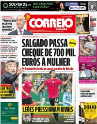 capa Correio da Manhã