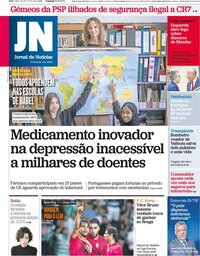 capa Jornal de Notícias